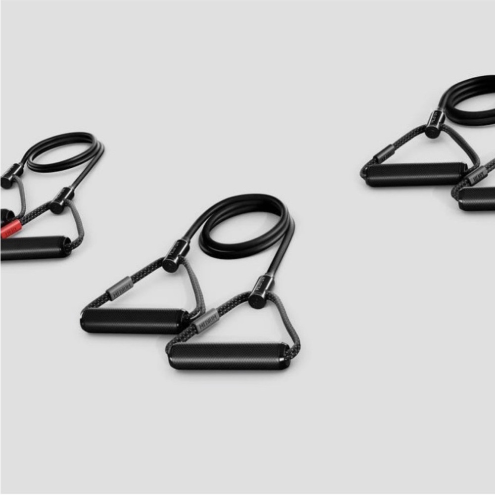 PELOTON Resistance Bands 3 Bands Light Medium Heavy - No Slip Grip NWOT